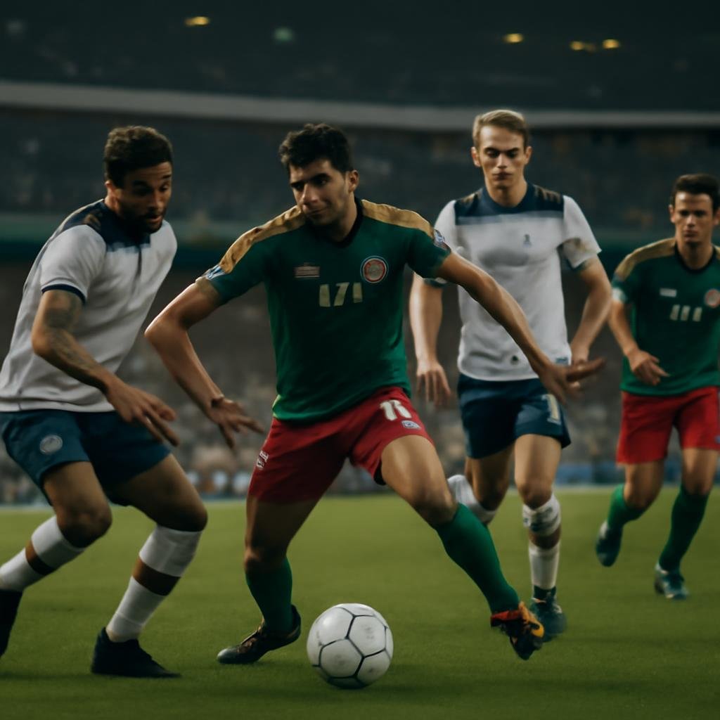 Mexico vs England: Thrilling First Half at Estadio Azteca