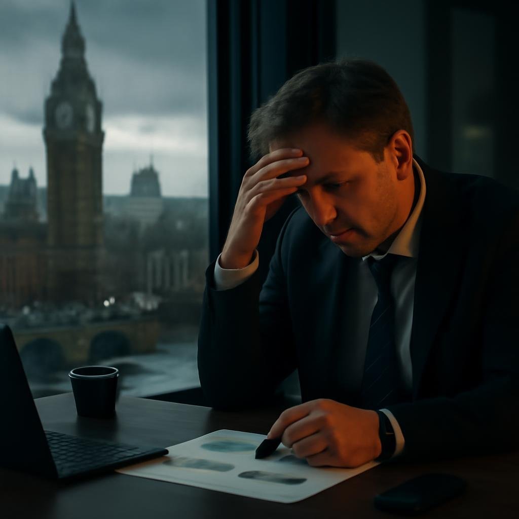 UK Service Sector Contraction Amid Iran War and Heatwave Challenges