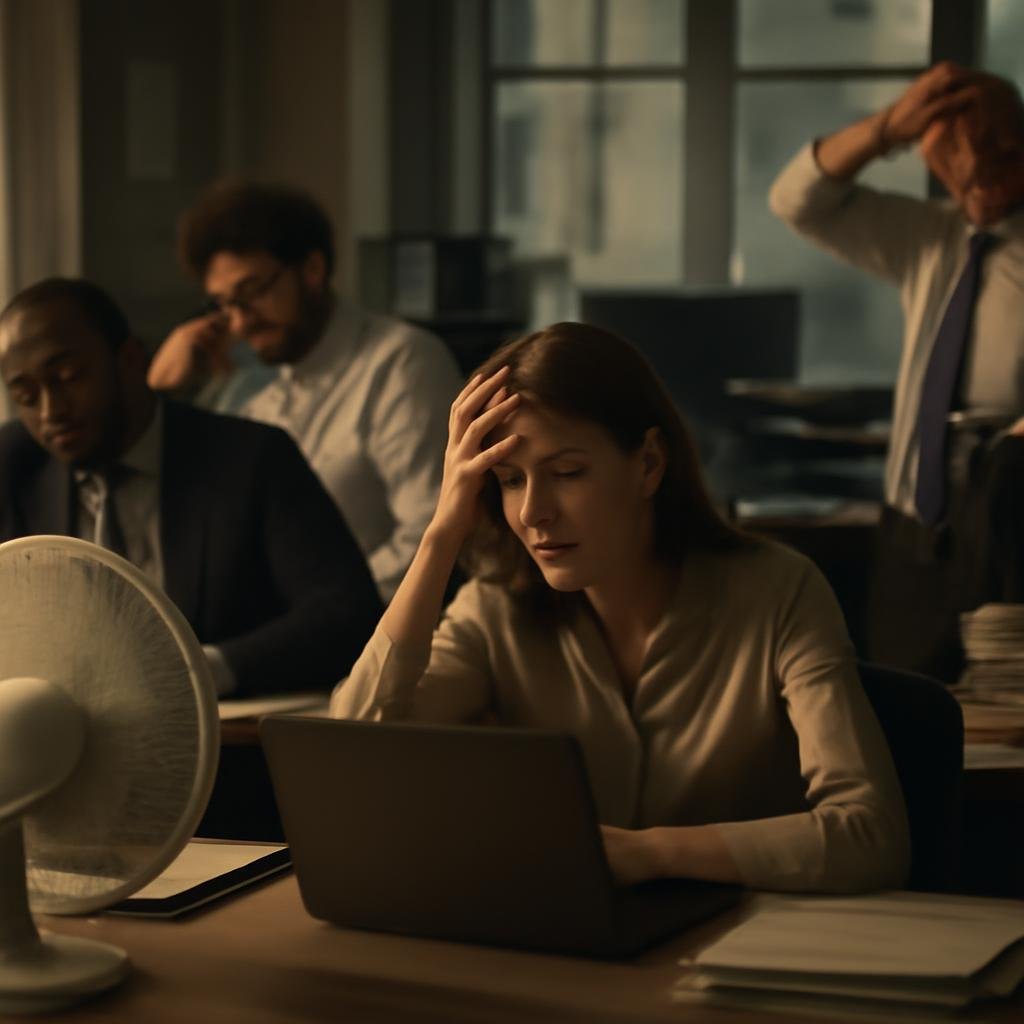 UK Service Sector Contraction Amid Iran War and Heatwave Disruptions