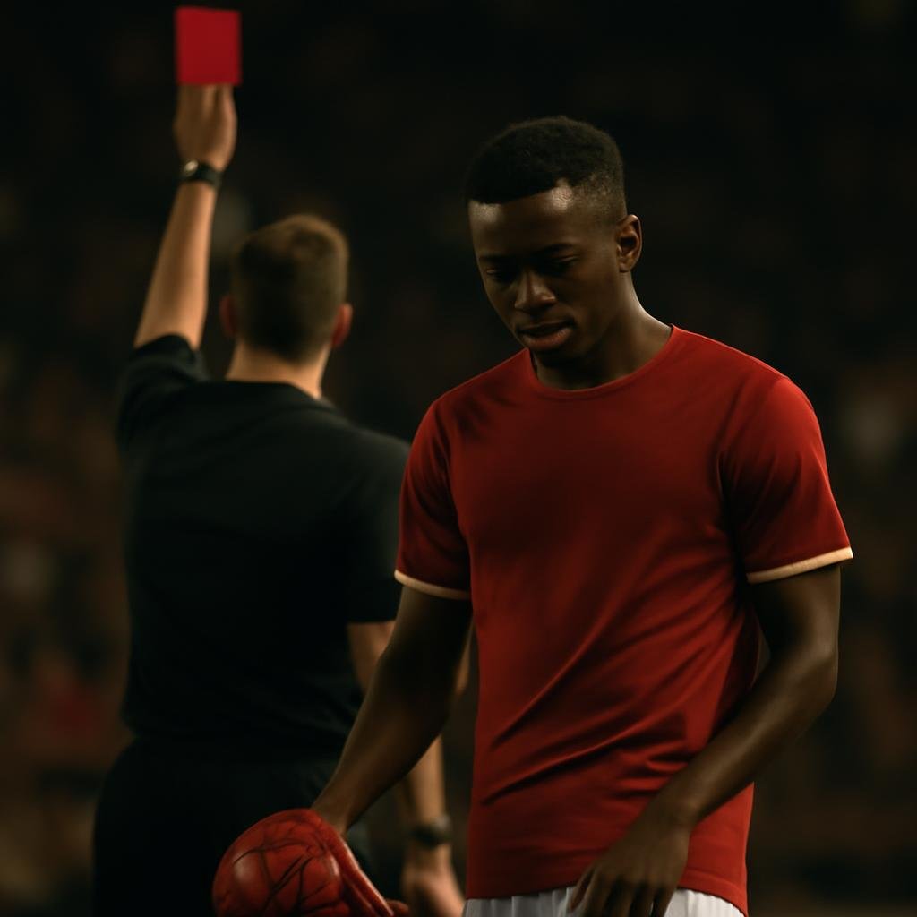 Folarin Balogun Accepts Suspension After Controversial Red Card in Wo