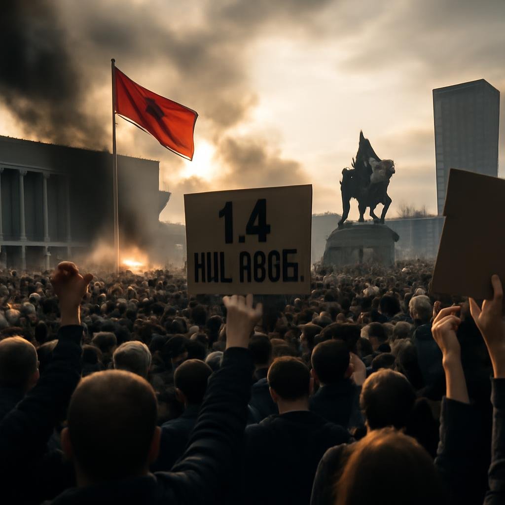 Massive Protests Erupt in Tirana Over €1.4 Billion Tourism Plan