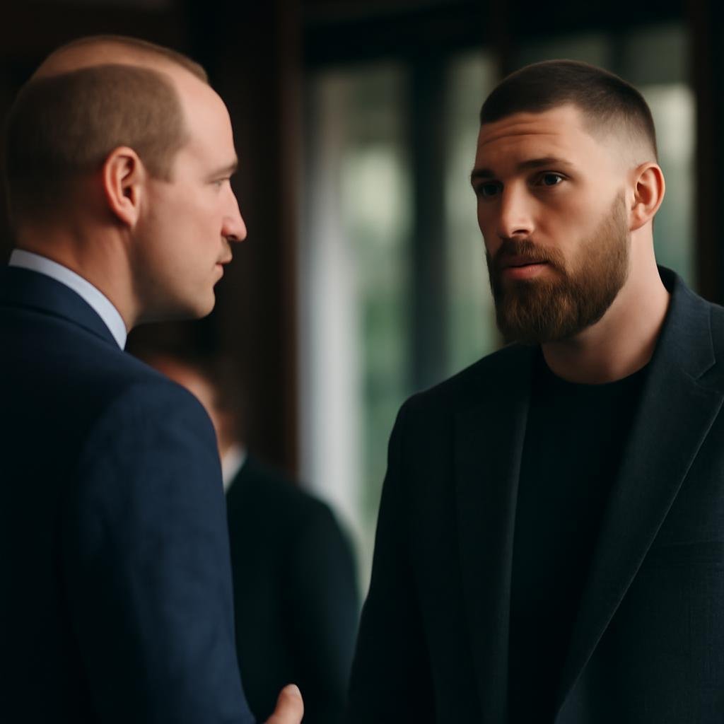 Prince William Talks with Travis Kelce Ahead of Swift's Wedding